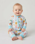 Whimsical Puppy Parade Family Matching Bamboo Convertible Zippy