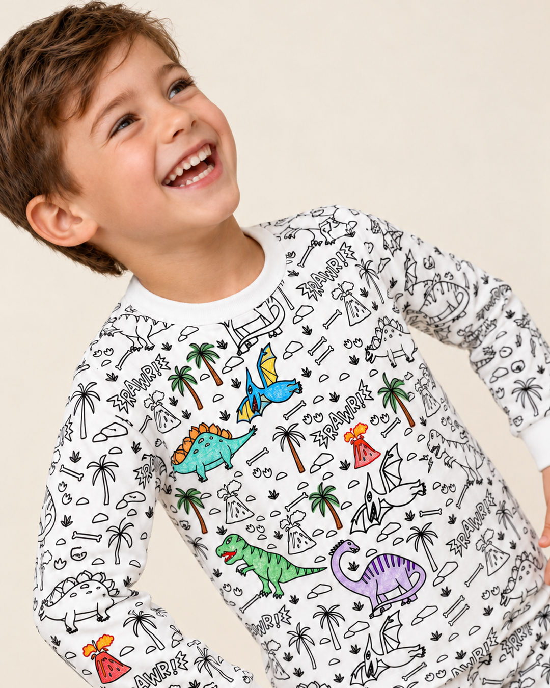 All Colorable Bamboo Two Piece Long Sleeve Pyjamas Set