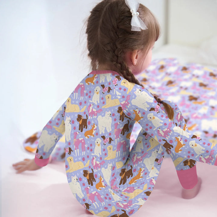 Floral Pawty Bamboo Convertible Zippy
