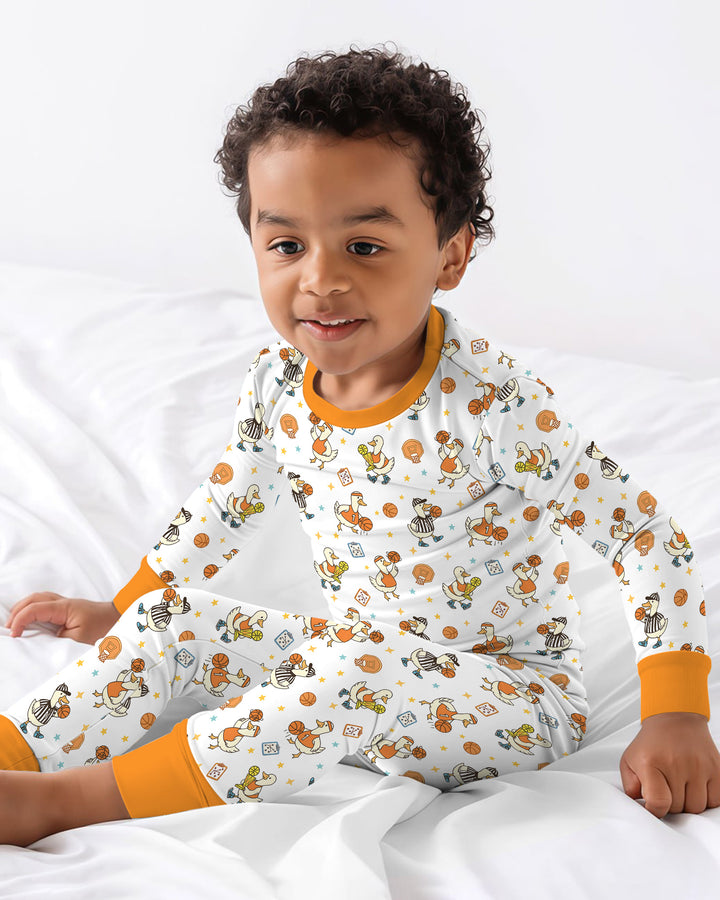 Template Bamboo Two Piece Long Sleeve Pyjamas Set