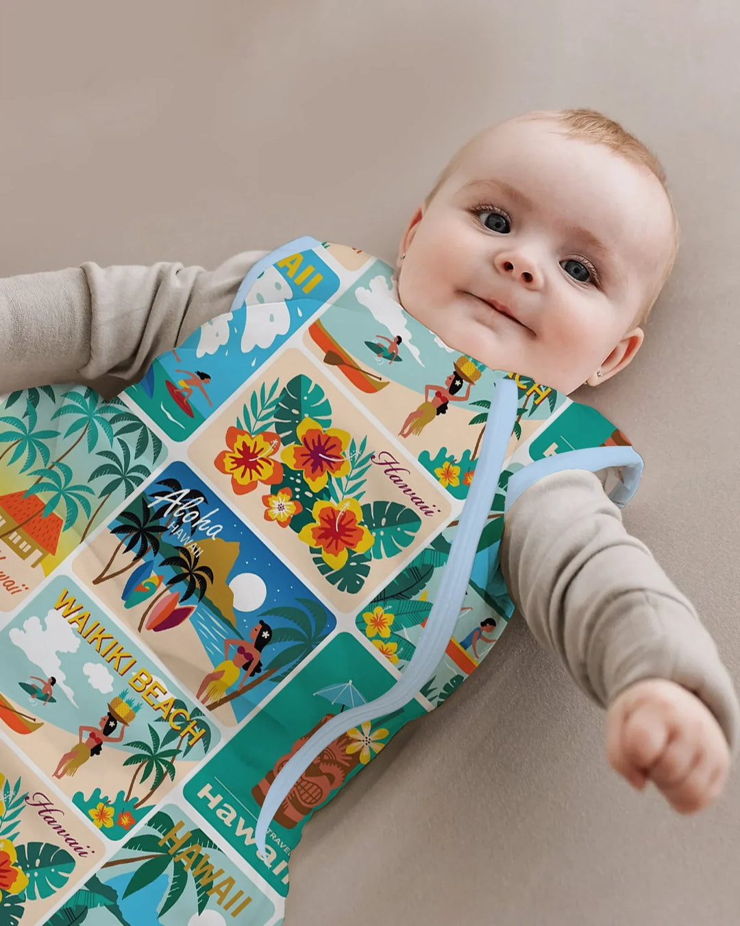 Aloha Postcard Paradise Bamboo Sleep Bag