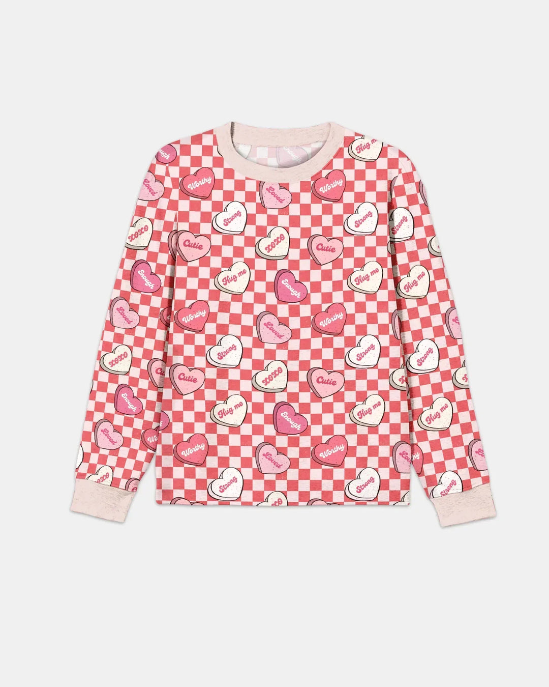 Valentine in Hearts Bamboo Men's Pajama Set