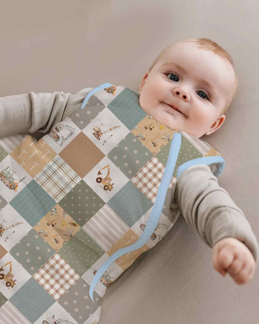 Construction Trucks Bamboo Sleep Bag
