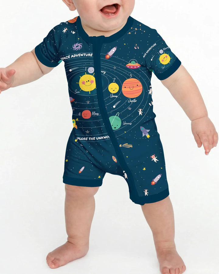 Solar System Explorers Bamboo Shorty Zippy