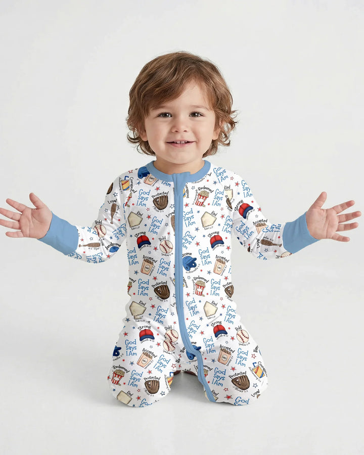 Christian Baseball Bamboo Convertible Zippy