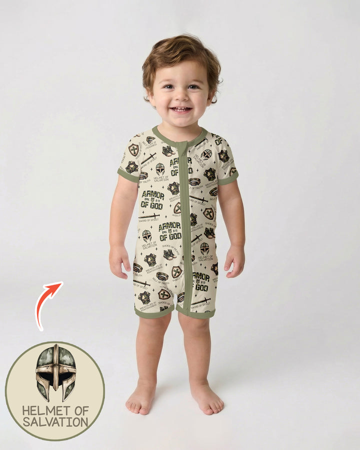 Camo Armor Of God Bamboo Shorty Zippy