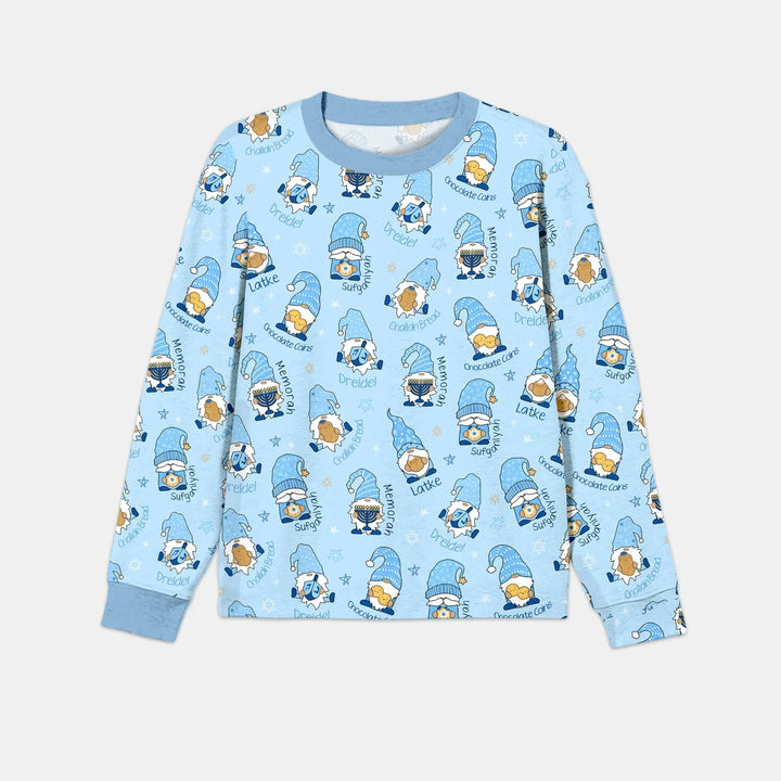 Happy Hanukkah Matching Family Men's Pajama Set , Happy Hanukkah Matching Family Men's Pajama Set - Only Shirt / XS