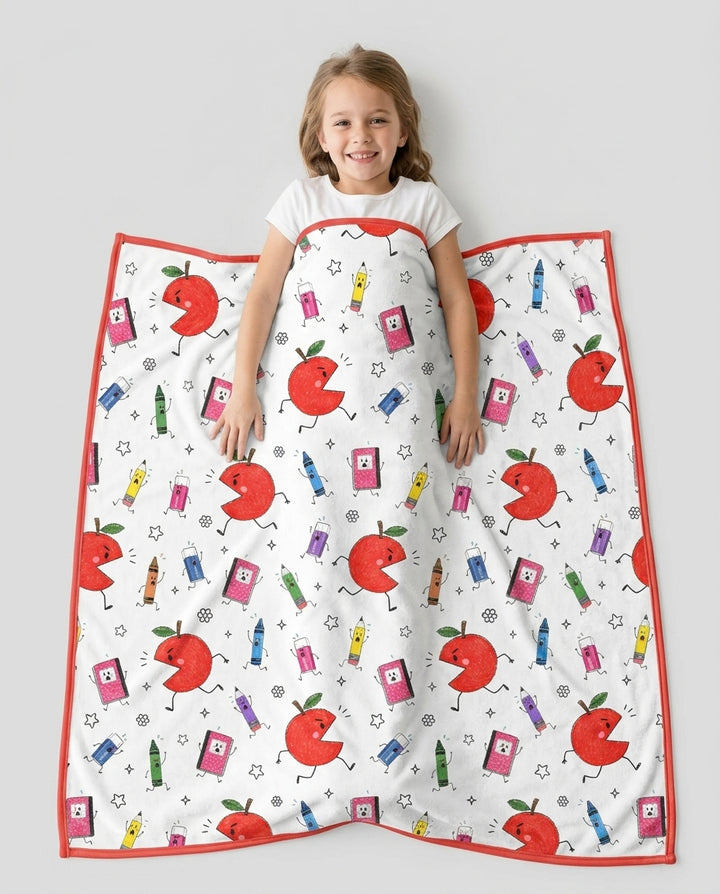 Back To School Chasing Bamboo Blanket