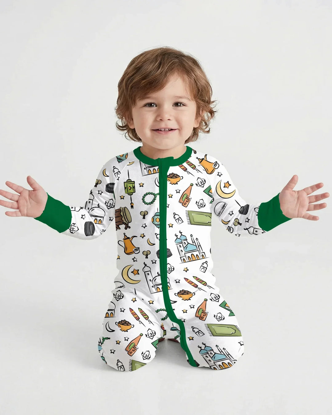 Ramadan Blessings Family Matching Bamboo Convertible Zippy