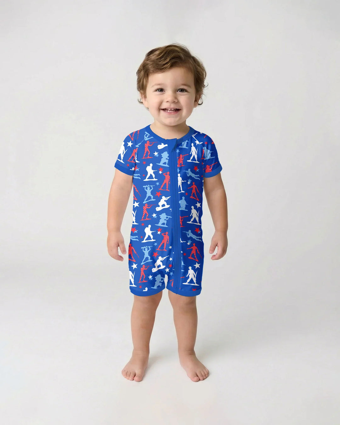 Army Toys 4th of July Bamboo Shorty Zippy