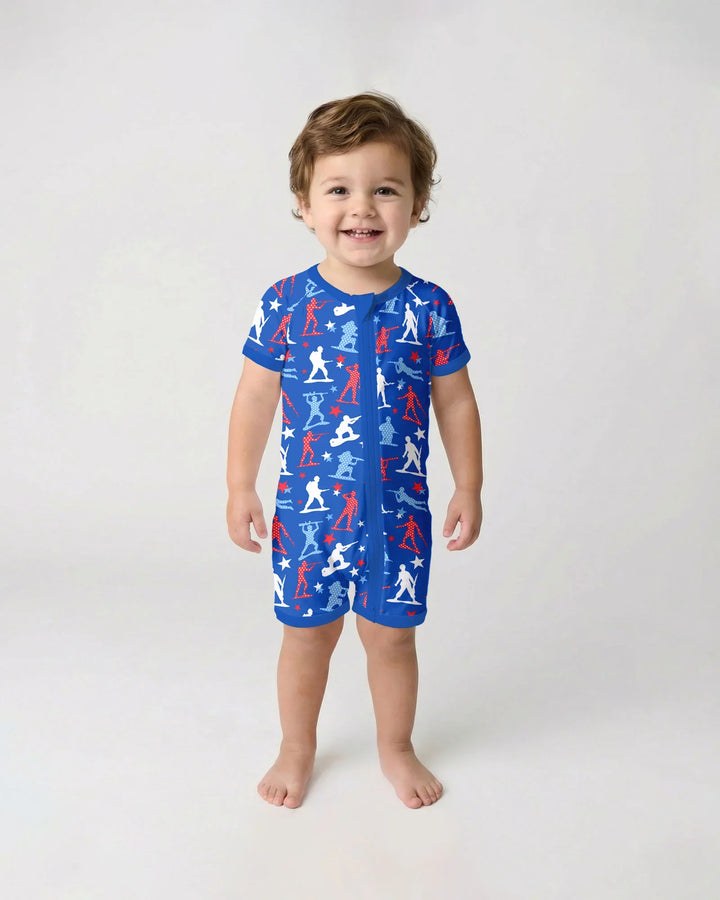 Army Toys 4th of July Bamboo Shorty Zippy