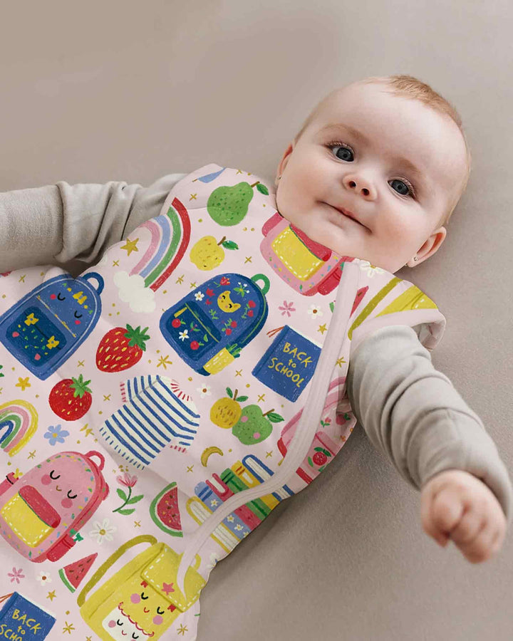 Sweet Rainbow School Adventure Bamboo Sleep Bag