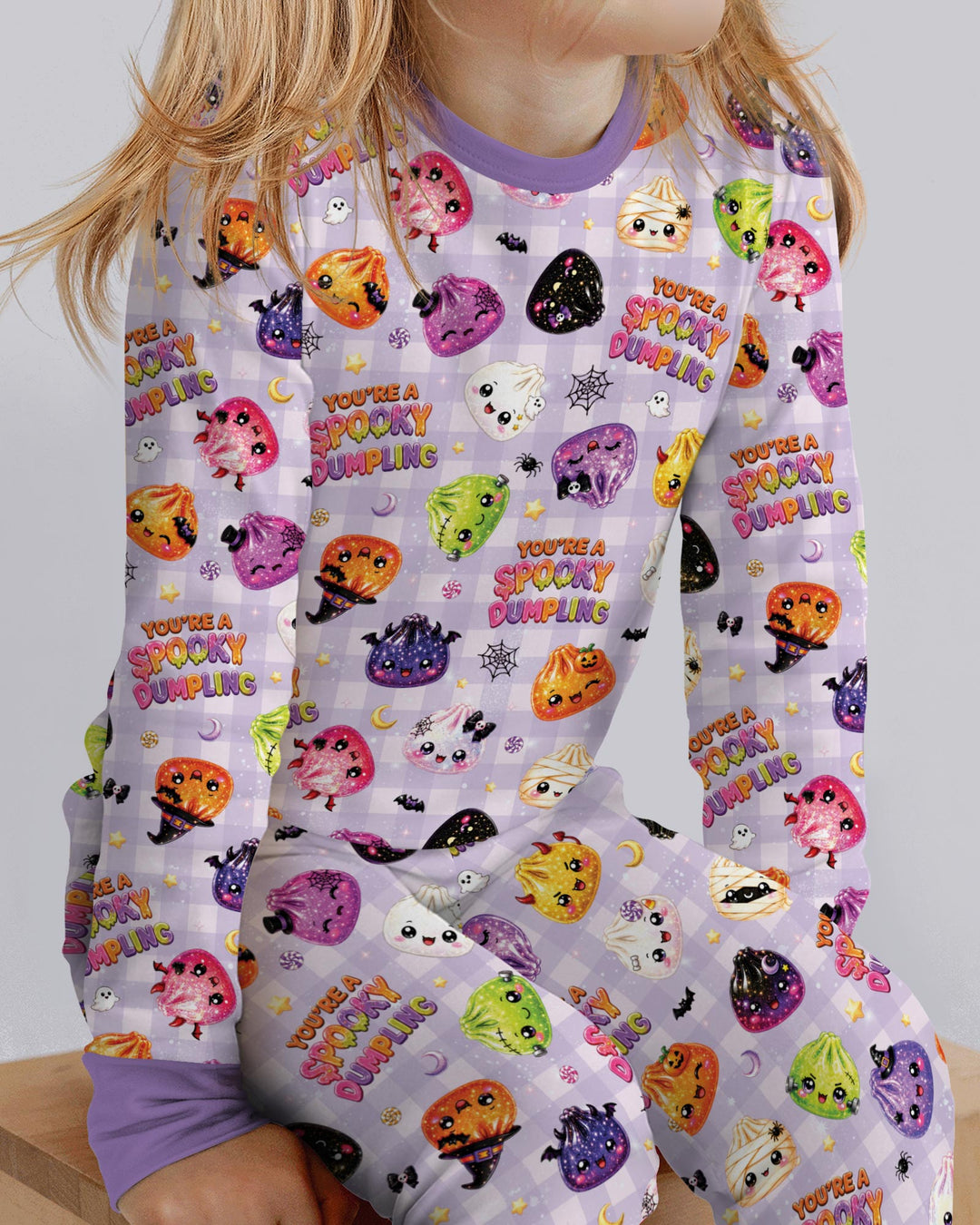 You're A Spooky Dumpling Bamboo Two Piece Long Sleeve Pajama Set