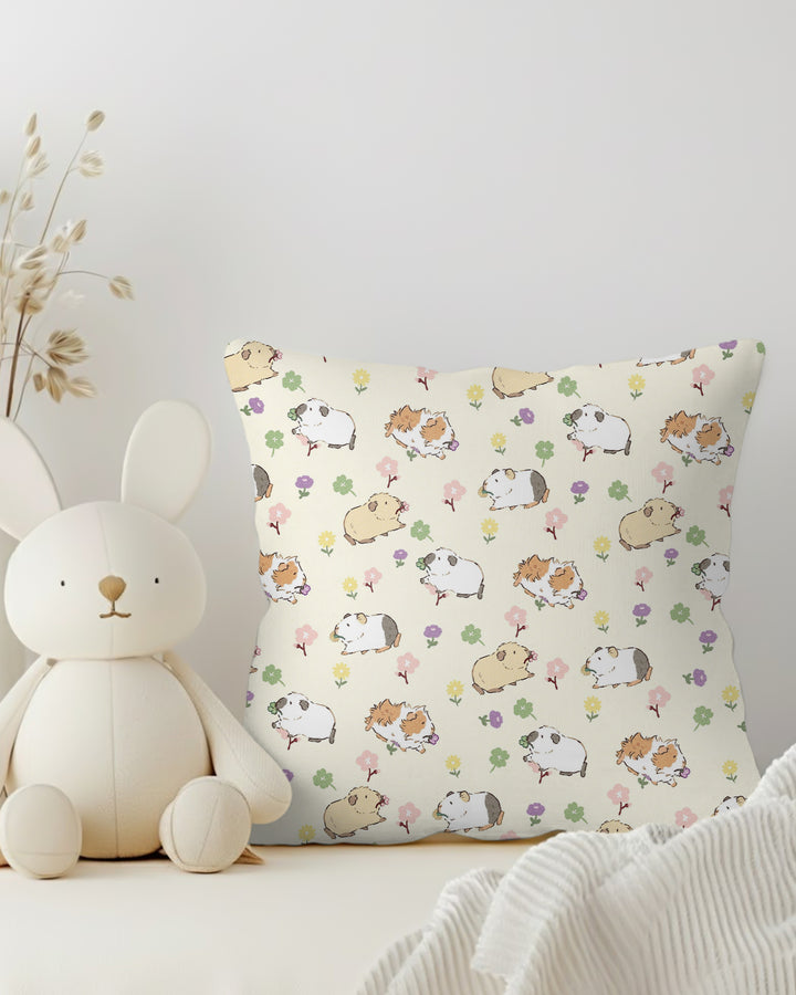 Guinea Pig Garden Bamboo Pillow Case