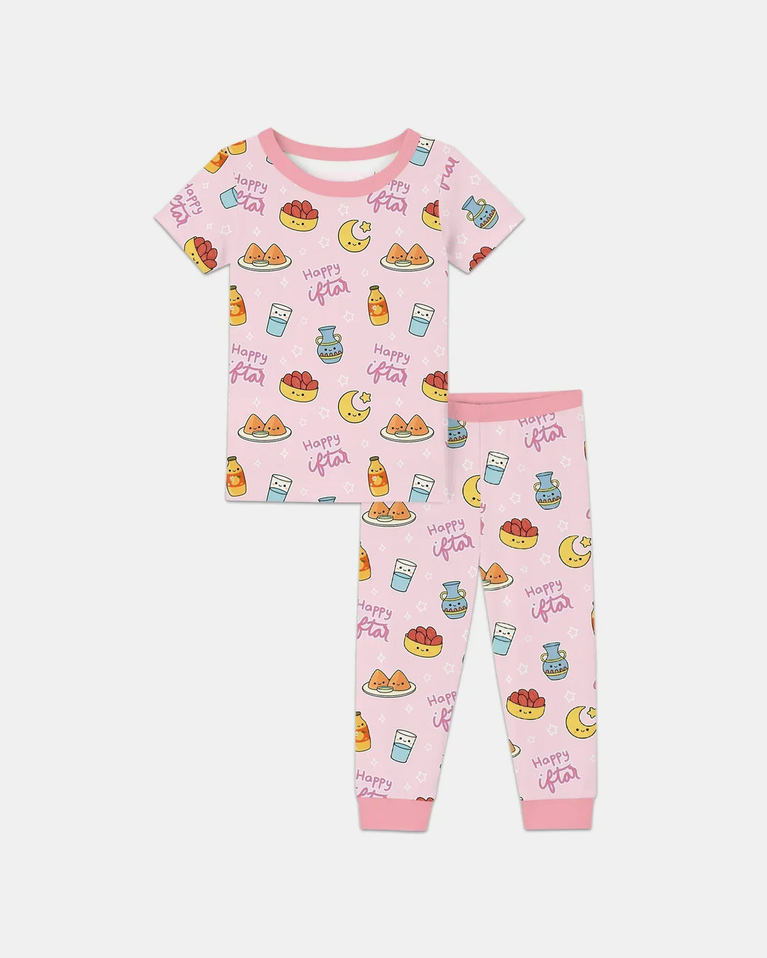 Iftar Party Bamboo Two Piece Short Sleeve Pajama Set