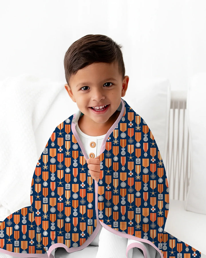 Little Hero Bamboo Blanket