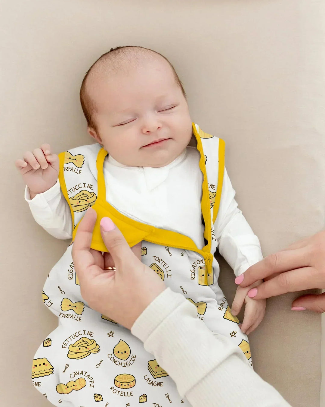 Kawaii Pasta Bamboo Sleep Bag