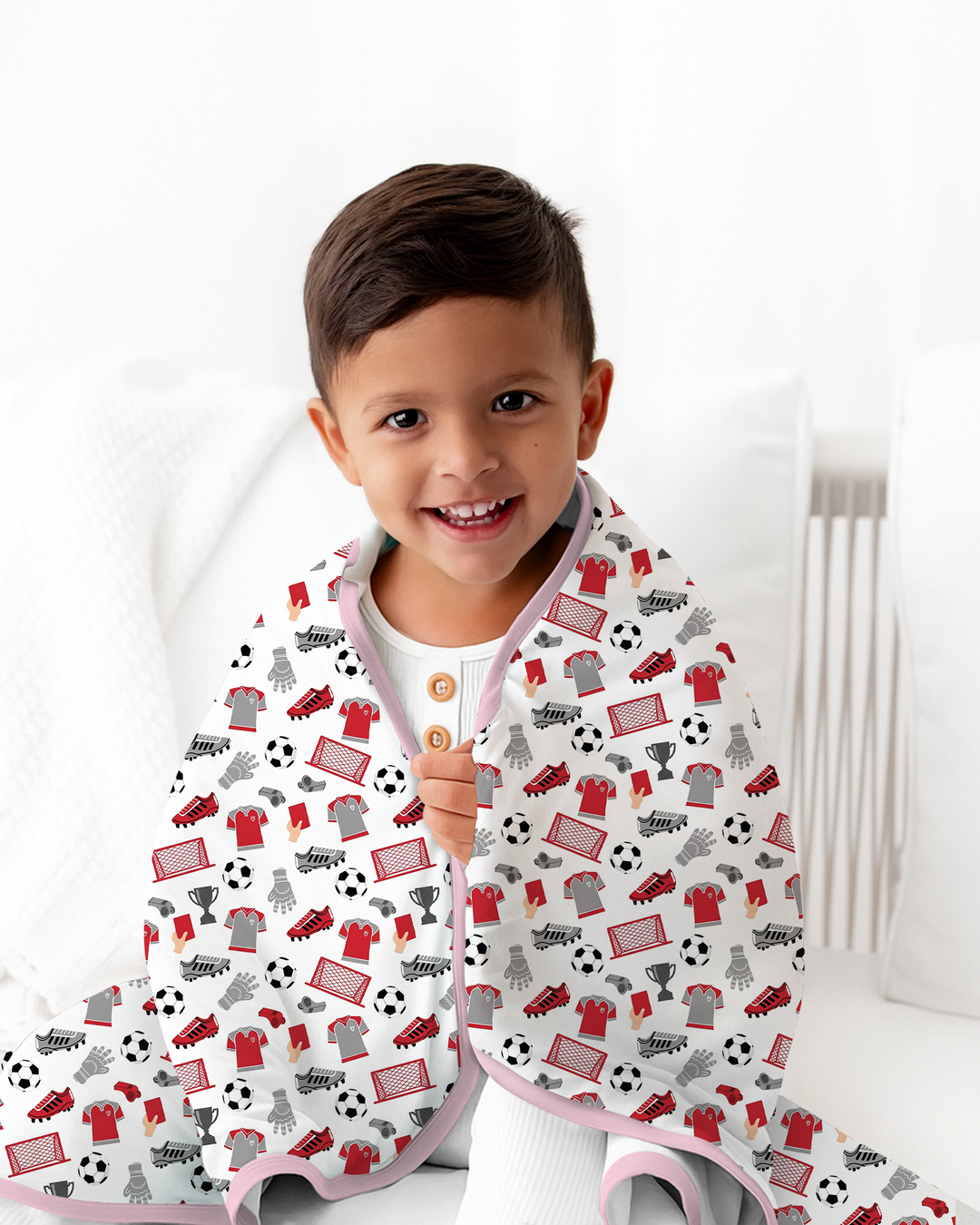 Soccer Gear Bamboo Blanket