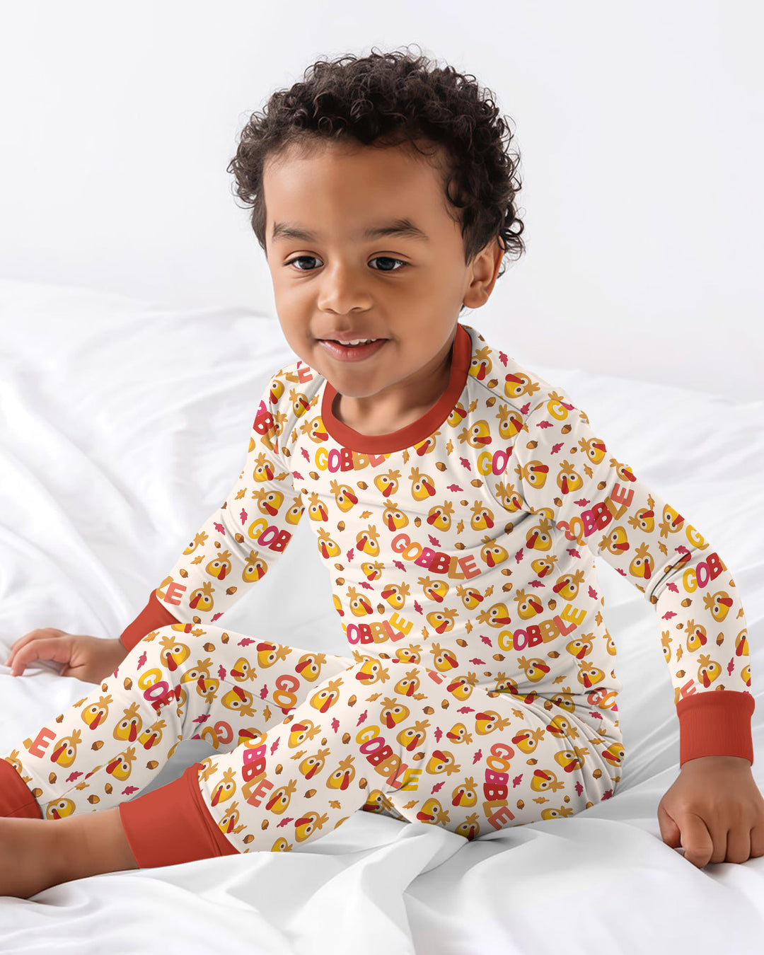 Gobble Gobble Bamboo Two Piece Long Sleeve Pajama Set