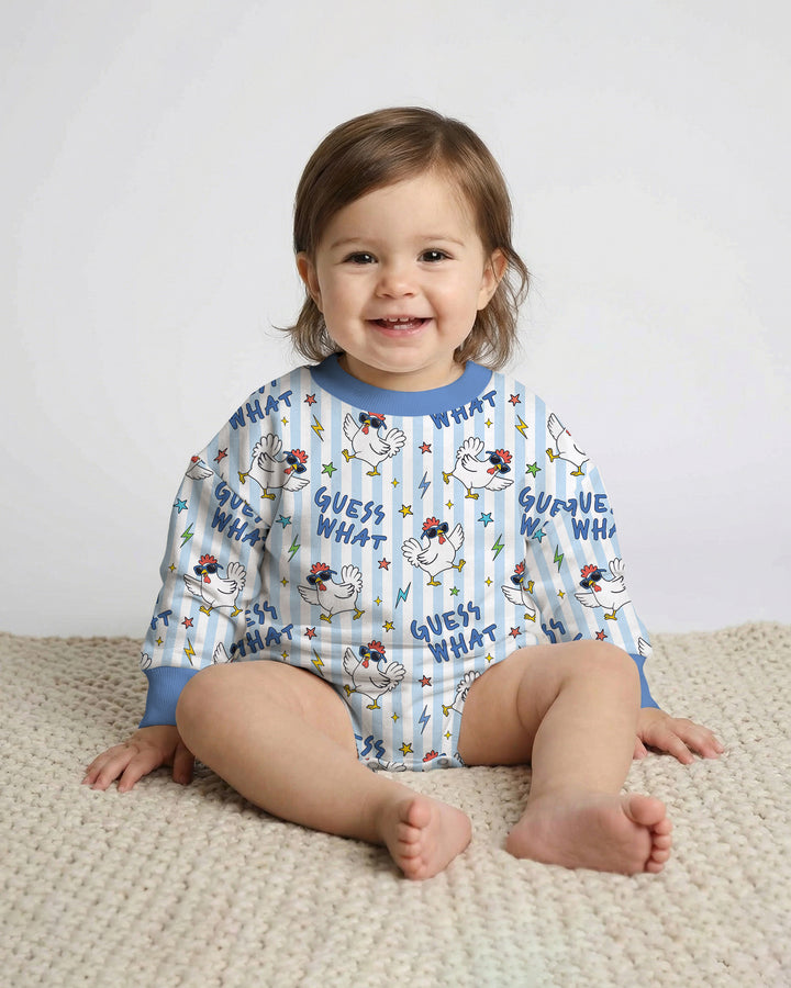 Guess What Chicken Butt! Bamboo Bubble Romper