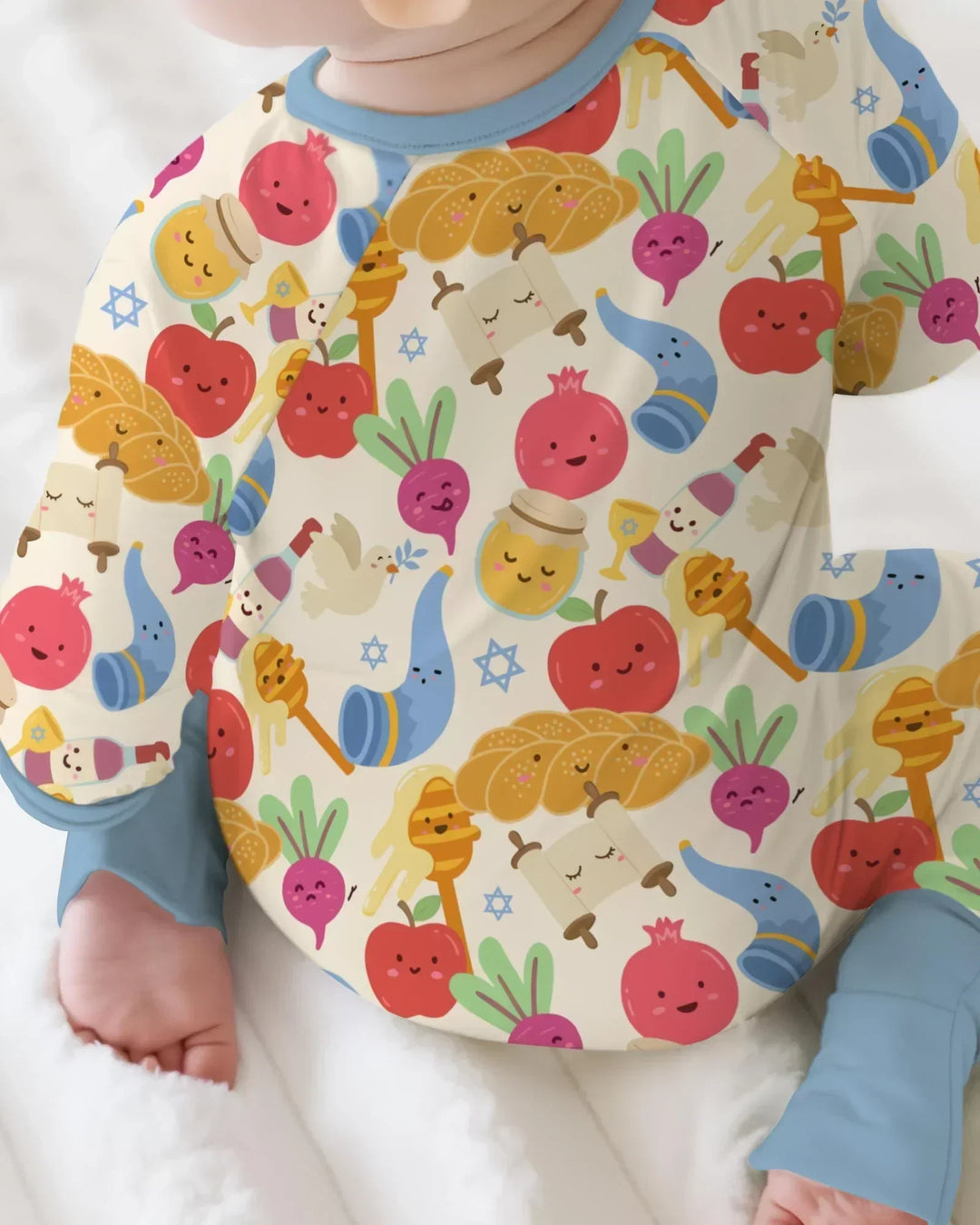 Shana Tova Rosh Hashanah Bamboo Convertible Zippy