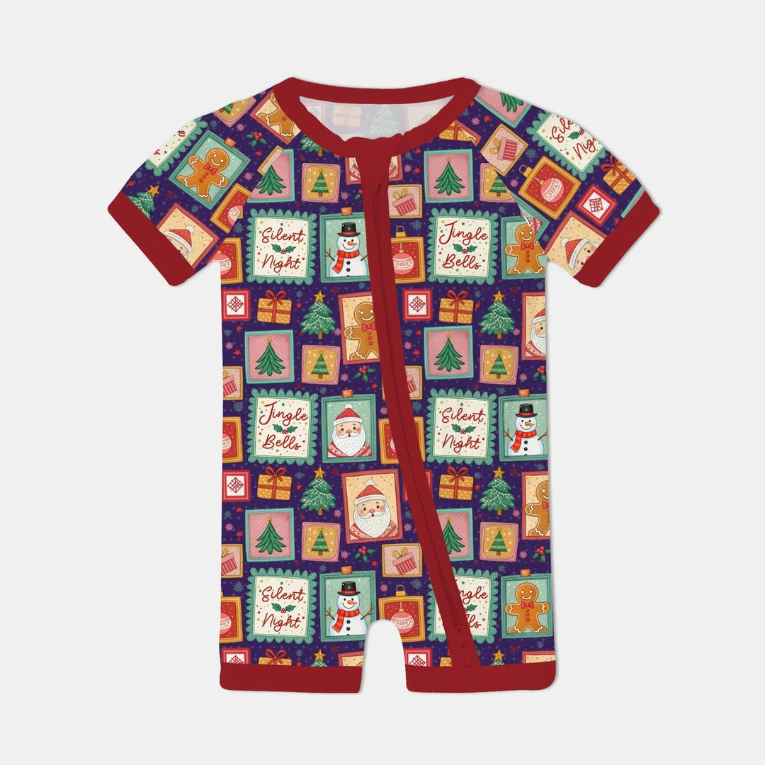 Magical Christmas Night Bamboo Shorty Zippy