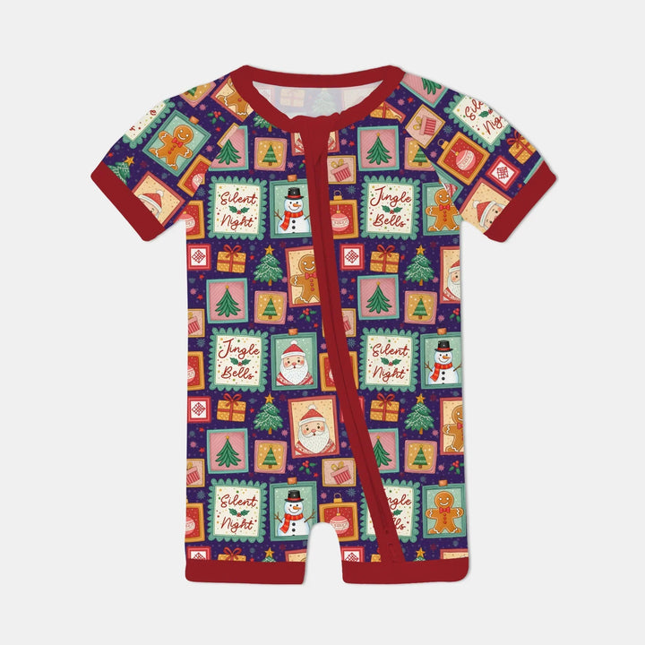 Magical Christmas Night Bamboo Shorty Zippy