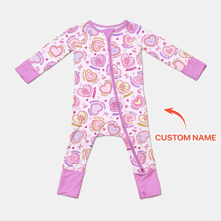 God Says I Am Sweet Heart Matching Mommy & Baby Bamboo Convertible Zippy