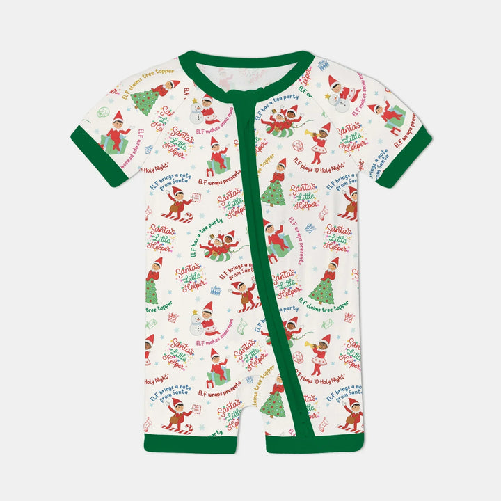 Christmas Elf Bamboo Shorty Zippy
