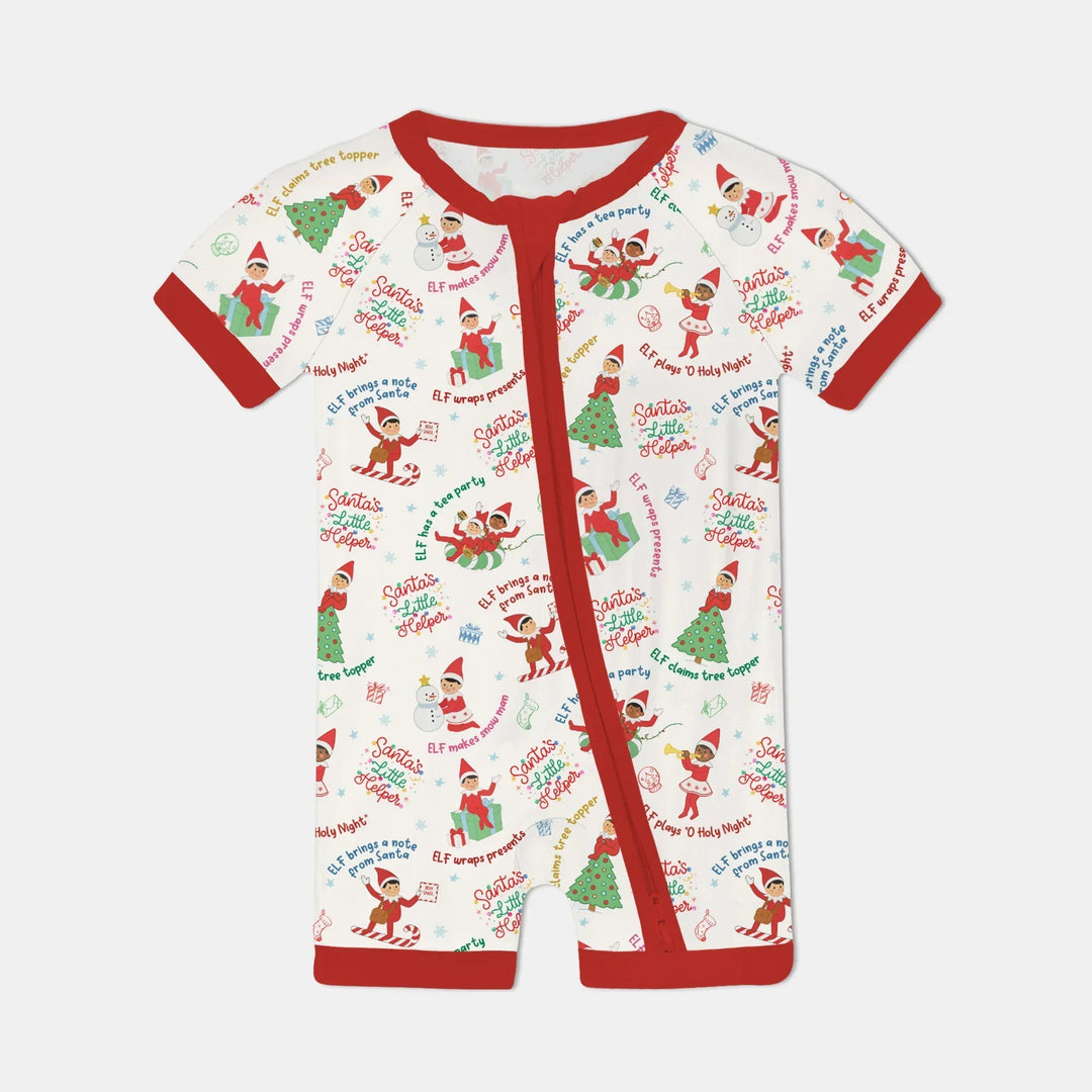 Christmas Elf Bamboo Shorty Zippy