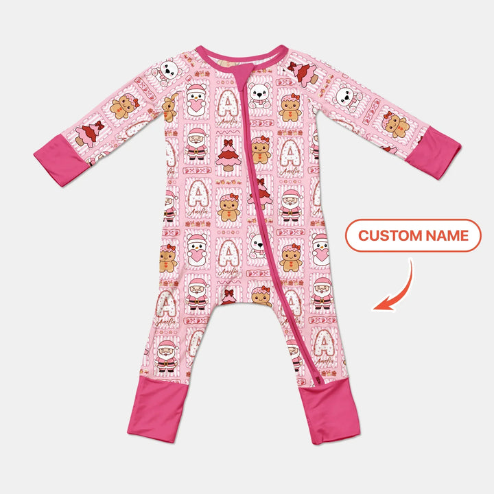 Custom Name Winter Wonderland Bamboo Convertible Zippy