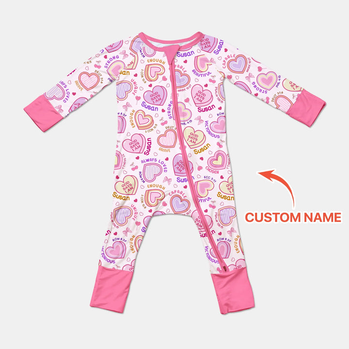 God Says I Am Sweet Heart Matching Mommy & Baby Bamboo Convertible Zippy