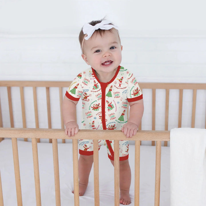 Christmas Elf Bamboo Shorty Zippy