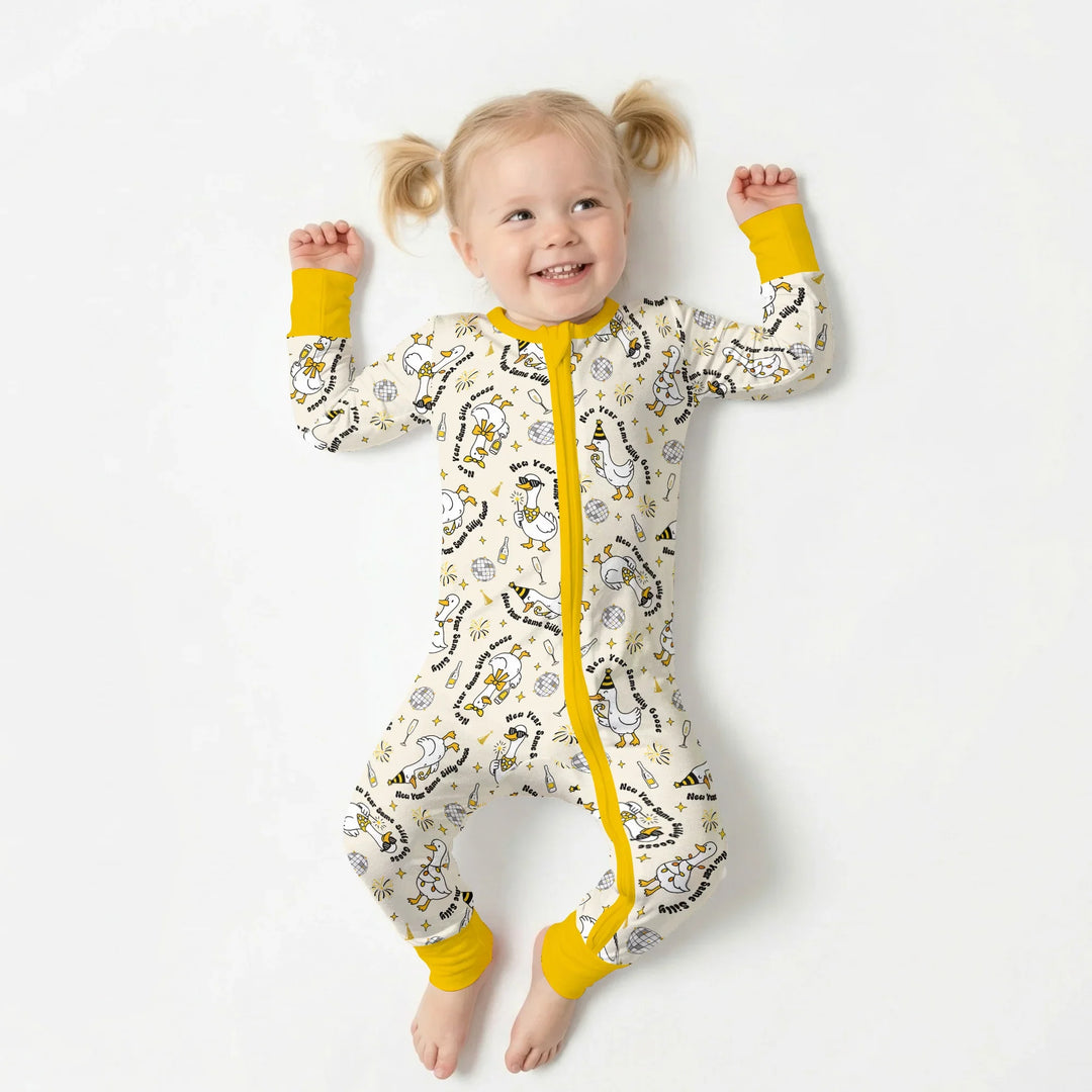 New Year Silly Goose Bamboo Convertible Zippy