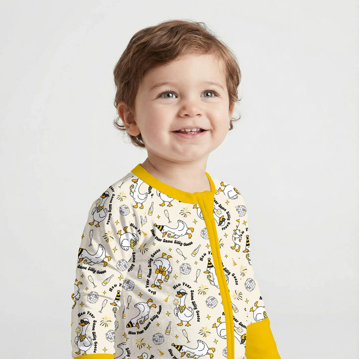 New Year Silly Goose Bamboo Convertible Zippy