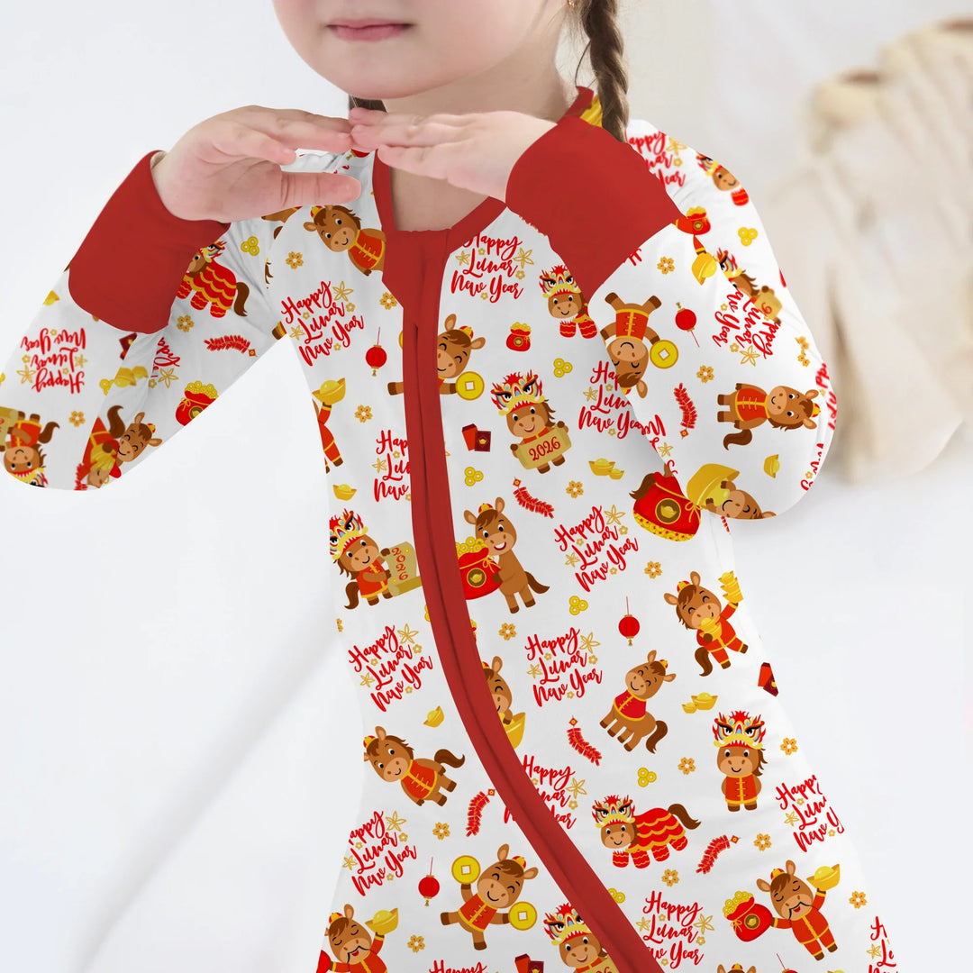 Year of the Horse Bamboo Convertible Zippy