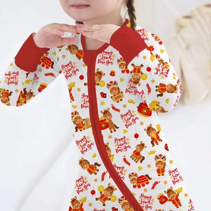 Year of the Horse Bamboo Convertible Zippy