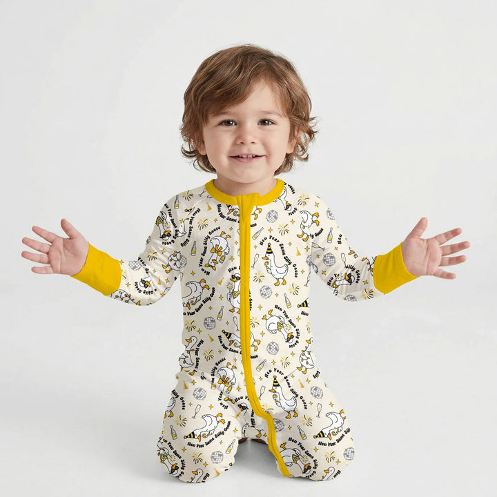 New Year Silly Goose Bamboo Convertible Zippy