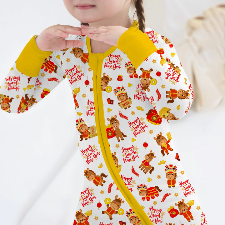 Year of the Horse Bamboo Convertible Zippy