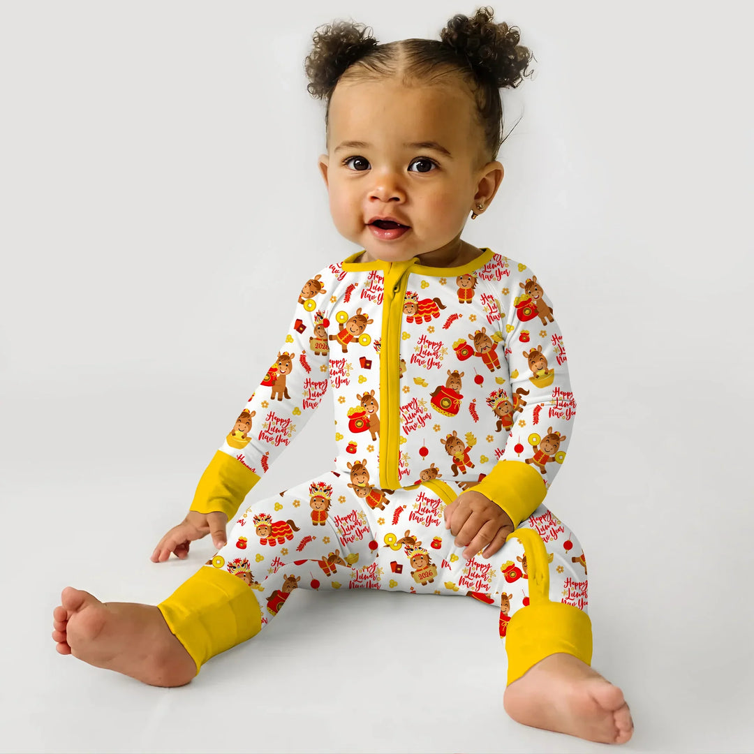 Year of the Horse Bamboo Convertible Zippy