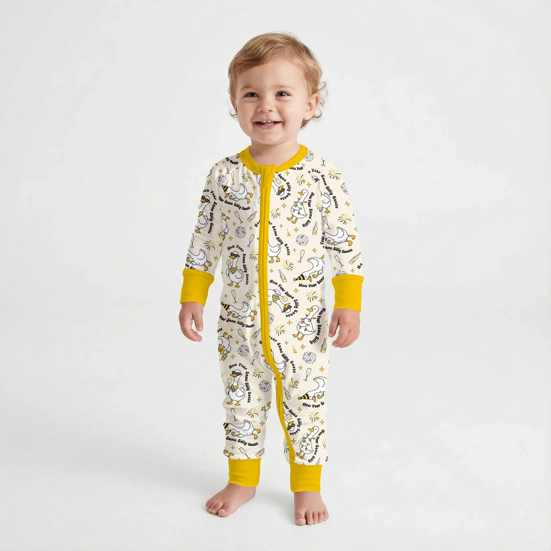 New Year Silly Goose Bamboo Convertible Zippy