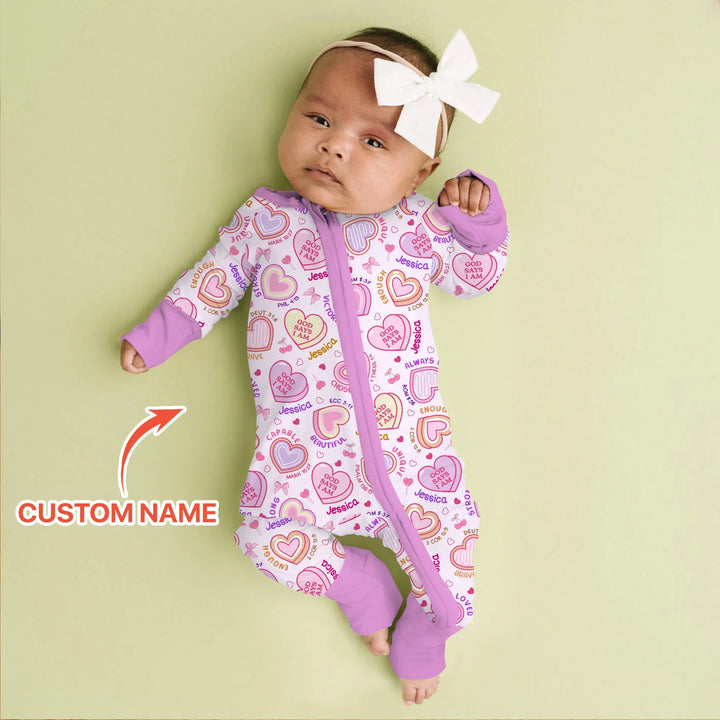 God Says I Am Sweet Heart Matching Mommy & Baby Bamboo Convertible Zippy