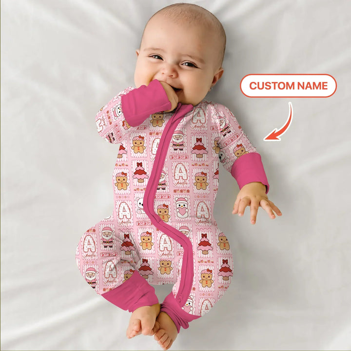 Custom Name Winter Wonderland Bamboo Convertible Zippy
