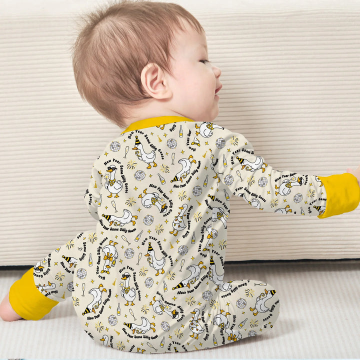New Year Silly Goose Bamboo Convertible Zippy