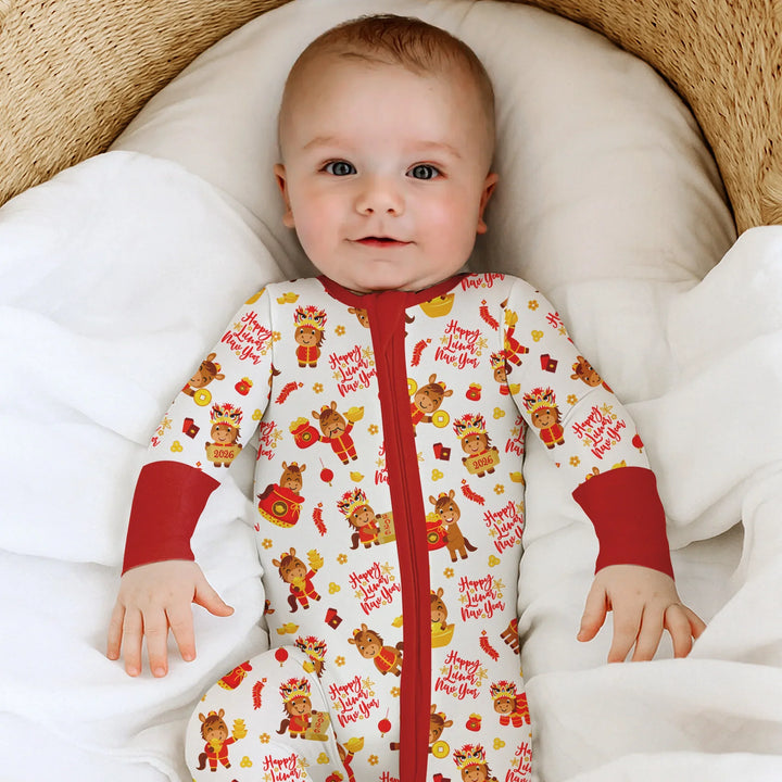 Year of the Horse Bamboo Convertible Zippy