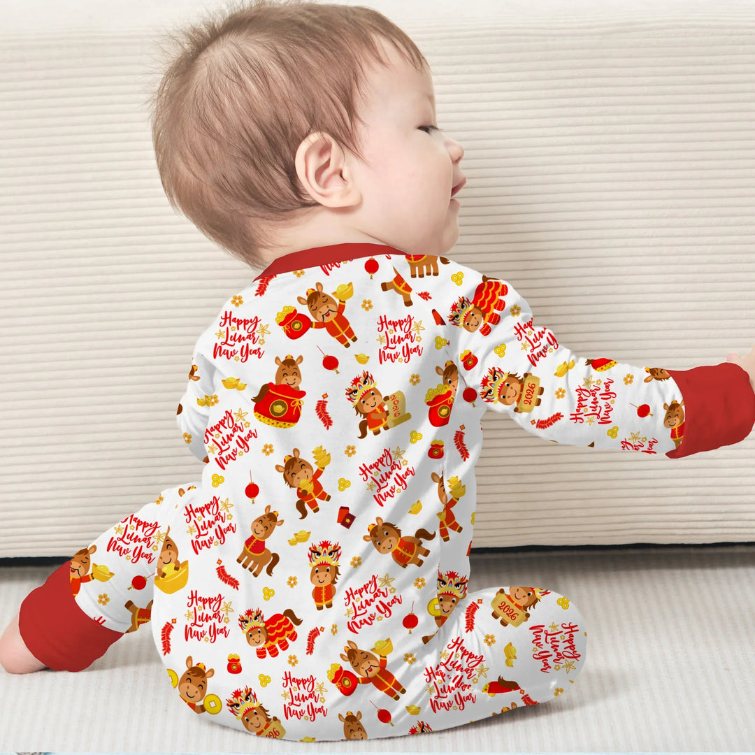 Year of the Horse Bamboo Convertible Zippy
