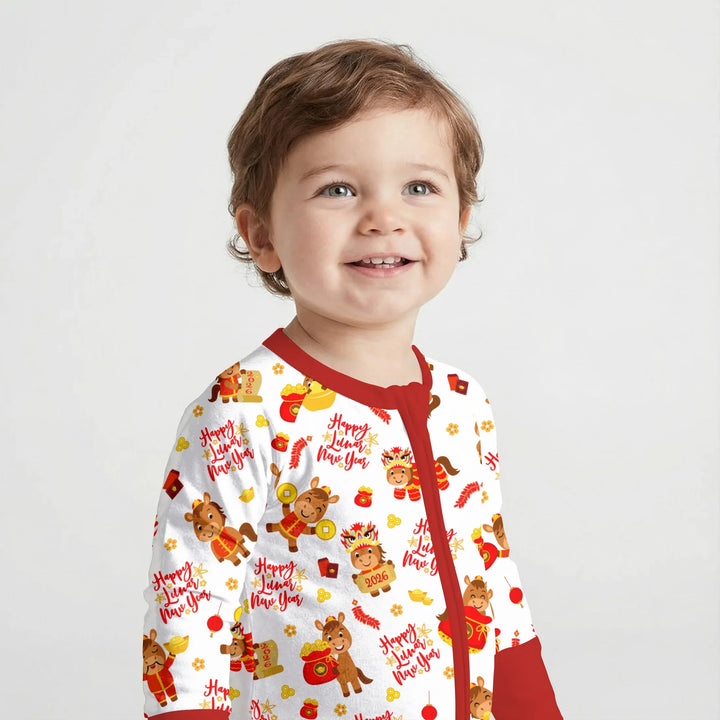 Year of the Horse Bamboo Convertible Zippy