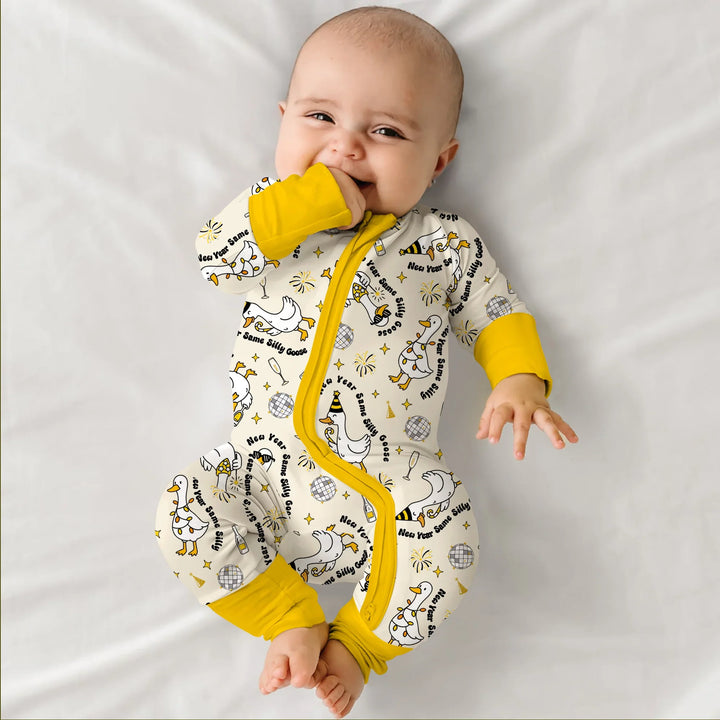New Year Silly Goose Bamboo Convertible Zippy
