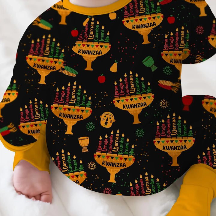 Kwanzaa Lights Bamboo Convertible Zippy