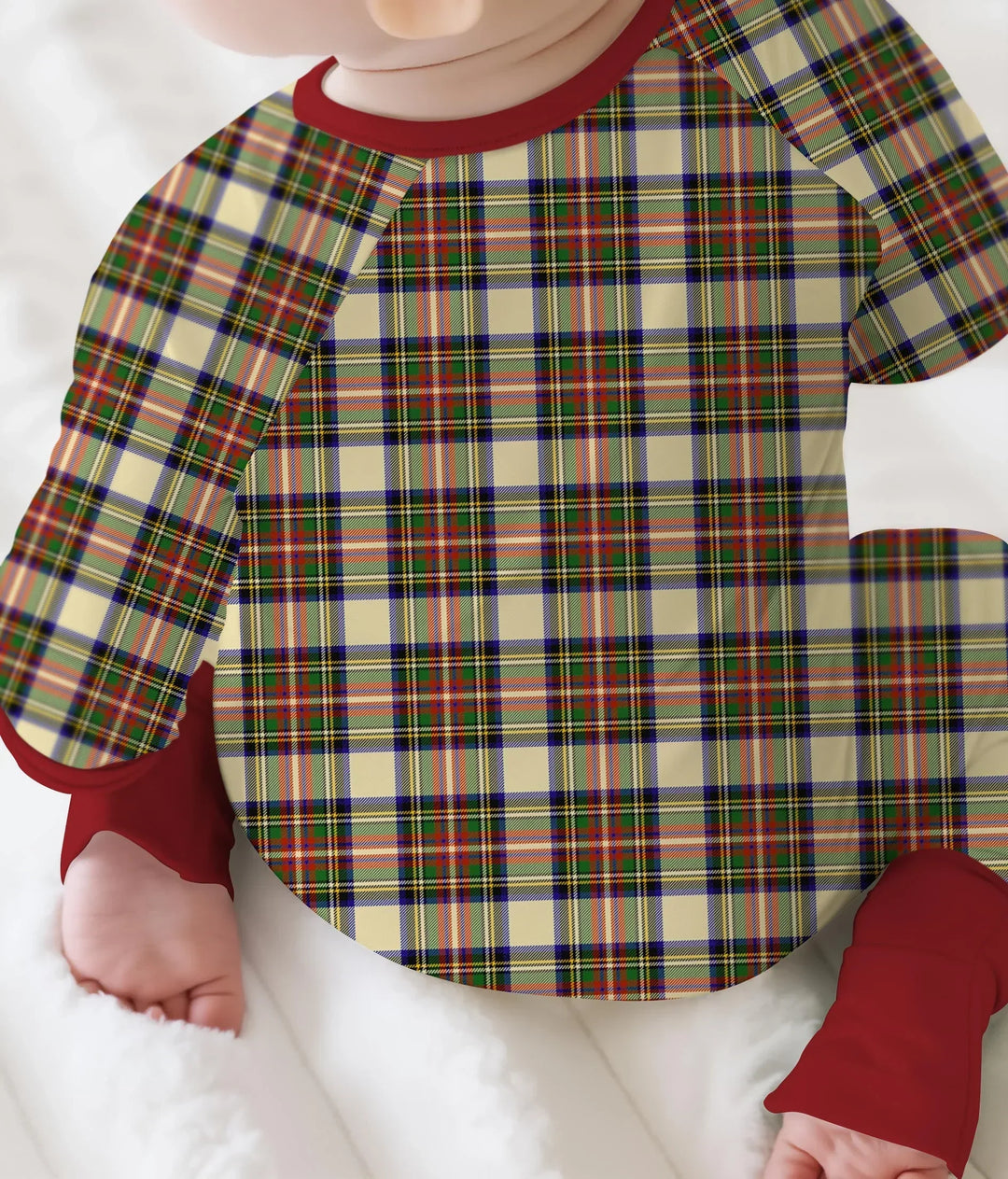 Cozy Evergreen Plaid Bamboo Convertible Zippy